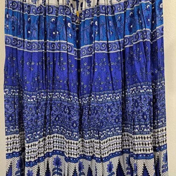 Cute Options Women's Floral Maxi Skirt Multicolor Free Size NWT - Picture 7 of 9